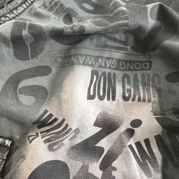 Script Camo cargo Shorts , black/ Grey/  XL NEW - Picture 7 of 8